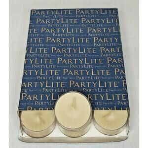 Vintage Partylite Tealights 12 Candles NOS "Fresh Perfect Pet " p1e/v04870